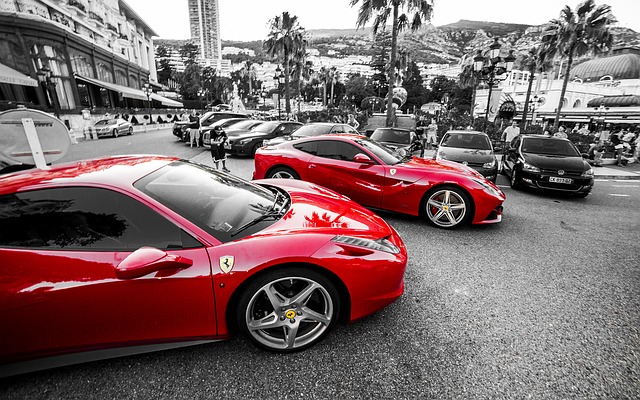 red ferraris