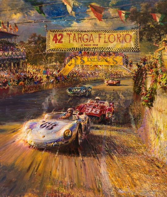 auto race painting