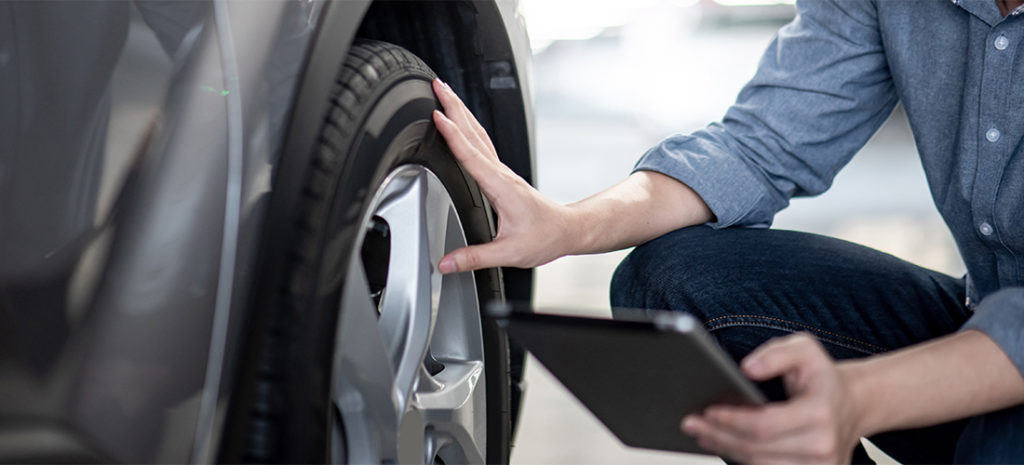 Inspecting tires