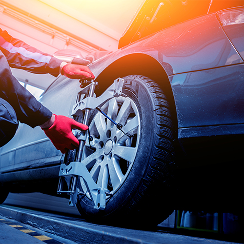 Wheel alignment done professionally prevent uneven tread wear