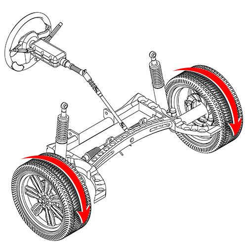 Tire alignment